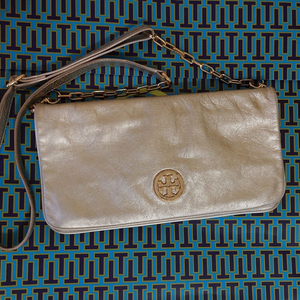 Tory Burch clutch with strap